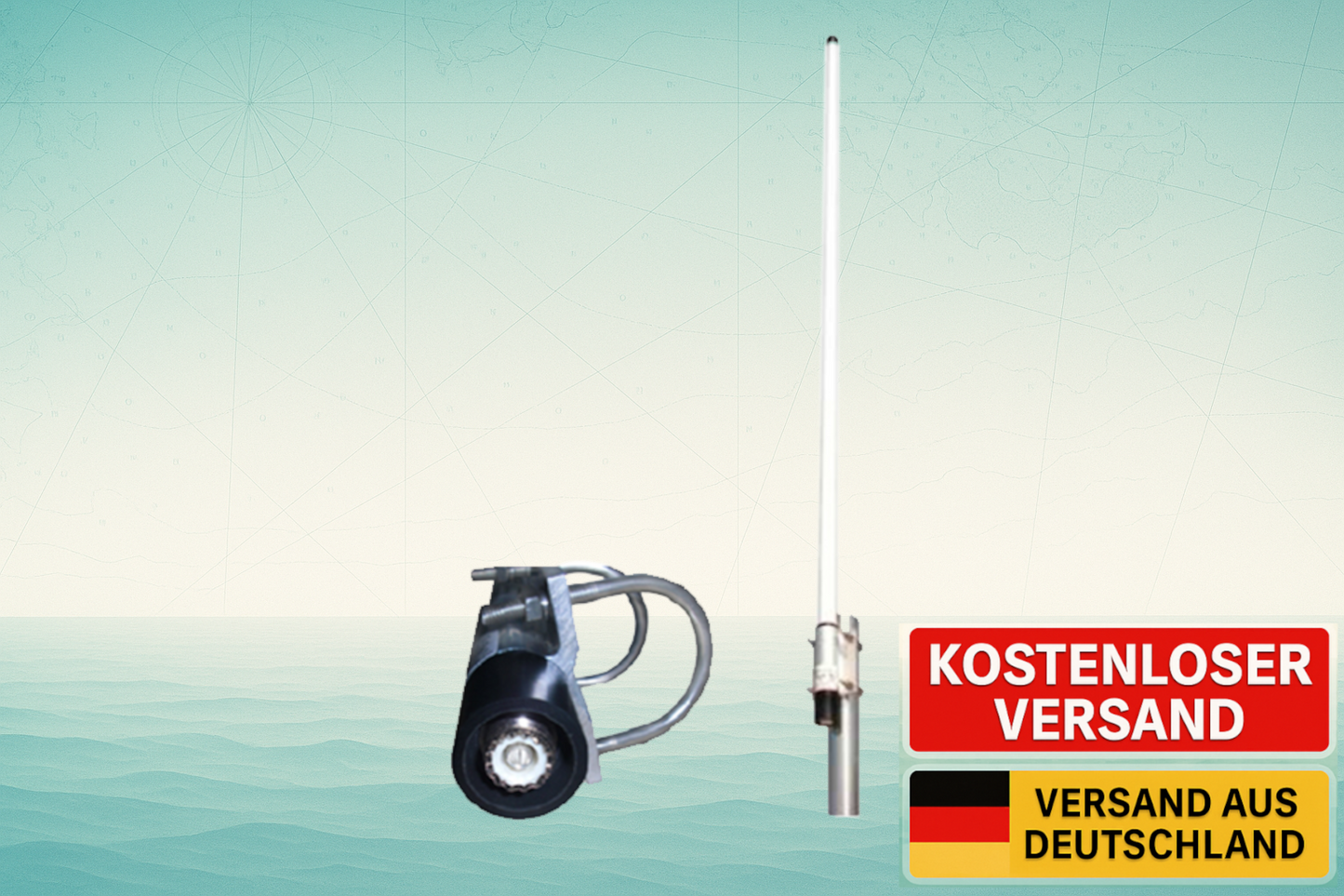 UKW-Seefunkantenne 120cm AIS-Antenne ONWA KA-159
