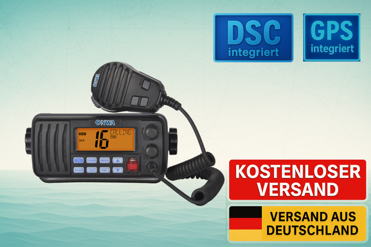 Marine DSC Seefunkgerät ONWA KV-290
