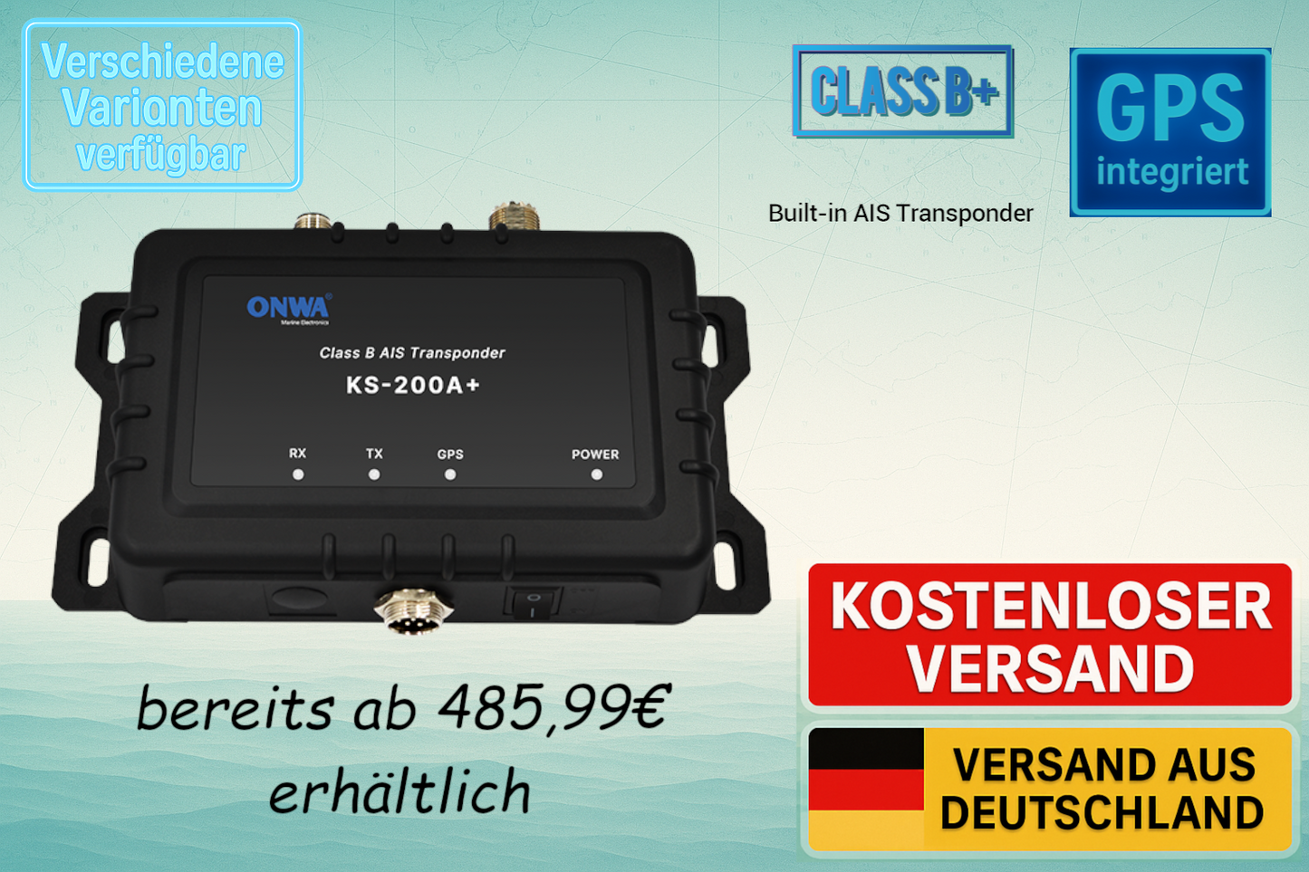 ONWA KS-200A+ NMEA-2000 & WIFI AIS-Transponder