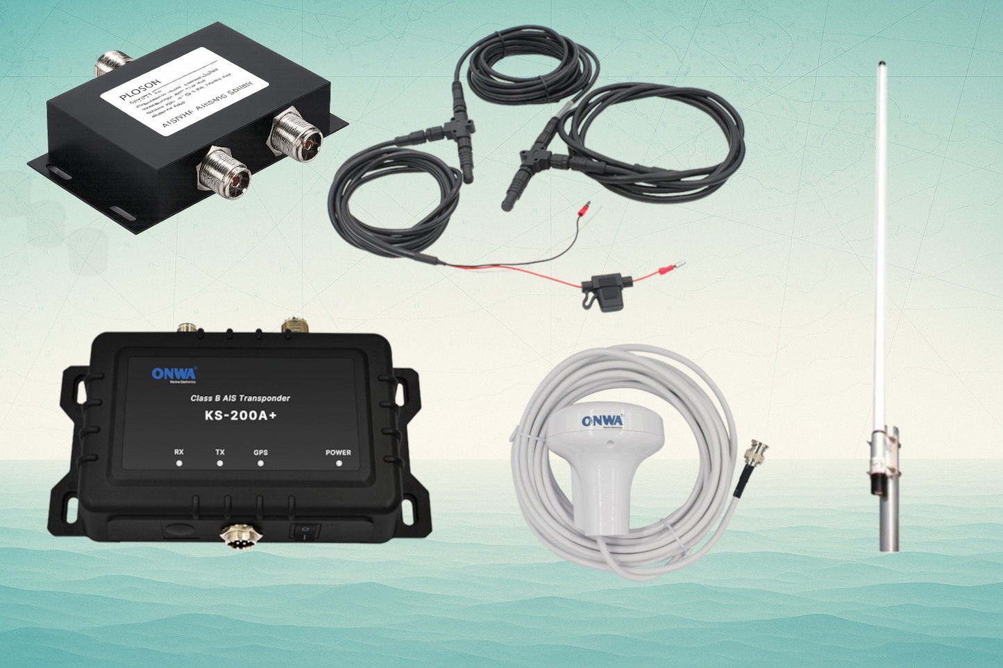 ONWA KS-200A+ SOTDMA NMEA-2000 & WIFI AIS-Transponder