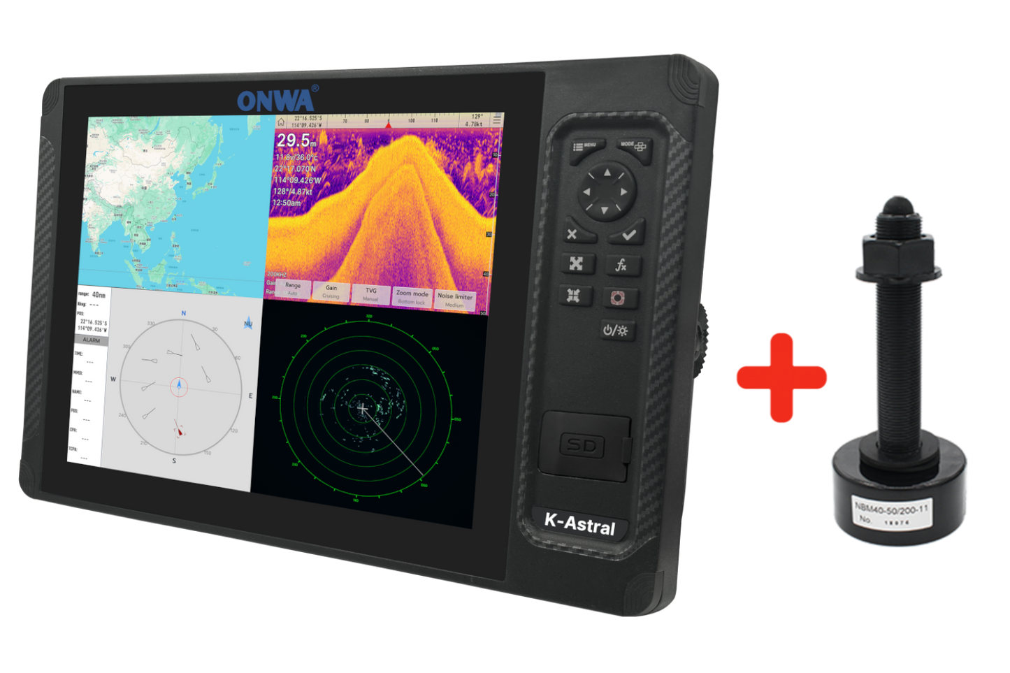 Neuerscheinung ONWA K-Astral MFD 8/12 Zoll Touchscreen Kartenplotter (Bestellbar ab Ende November)