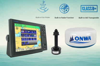 Kartenplotter 12" Display Onwa KM-12 verschiedene Varianten Verfügbar (Bestellbar)