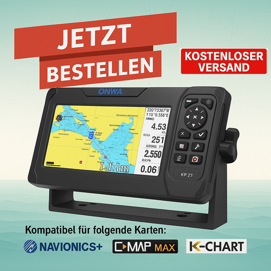 Kartenplotter 7" Display Onwa KP-27 verschiedene Varianten verfügbar (Bestellbar)