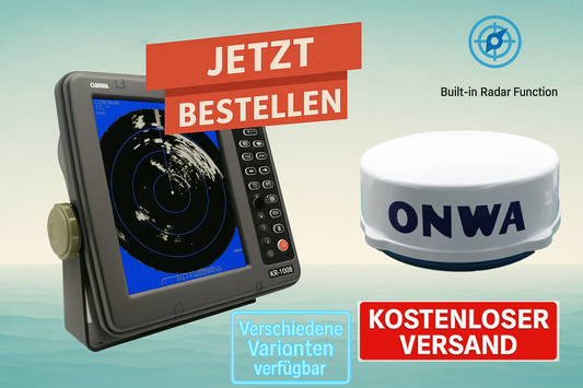 Marine Radarsystem Onwa KR-1008/1068 mit 10,4 zoll Moitor verschiedene Varianten verfügbar (Bestellbar)