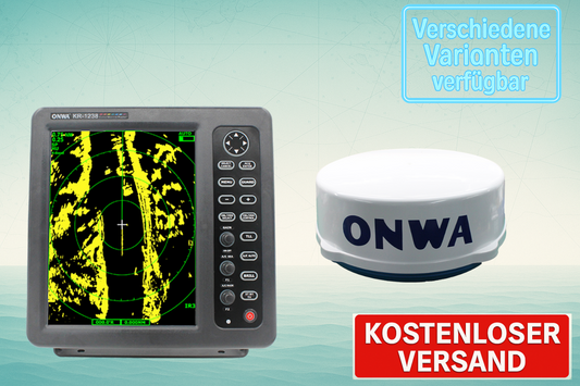 Marine Radarsystem Onwa mit 12,1 zoll Monitor verschiedene Varianten verfügbar, (Bestellbar)
