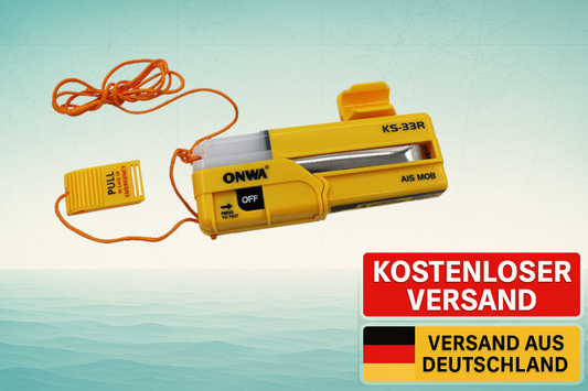 Seenotsender AIS MOB ONWA KS-33R für Rettungsweste oder an der Person