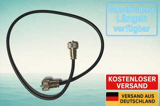 Funk Verbindunkskabel PL-PL Stecker verschiedene Längen wählbar 30cm-200cm